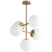 Quorum Home Oxygen - 3-681-40 - LED Pendant - Aged Brass