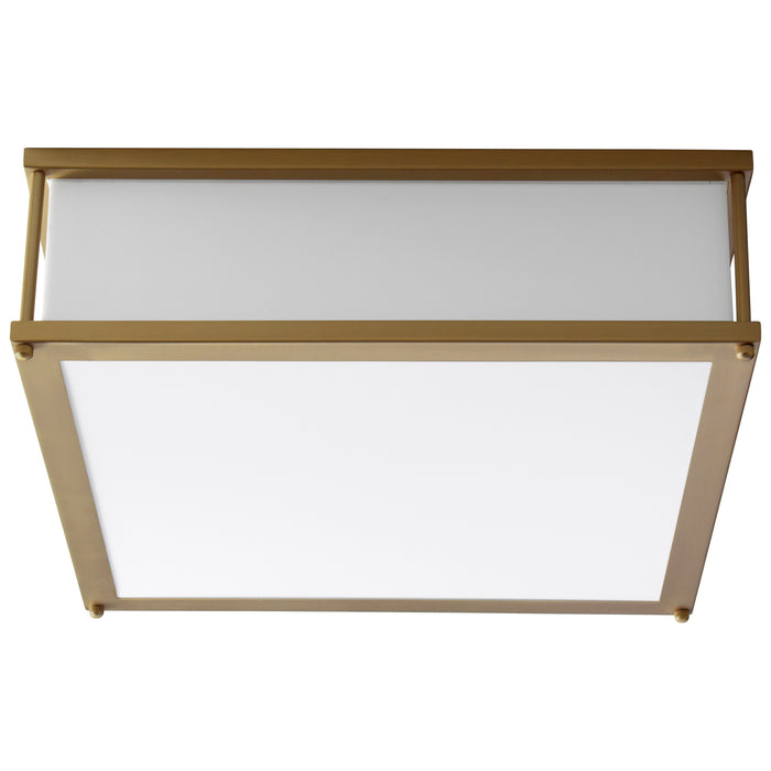 Quorum Home Oxygen - 3-683-40 - LED Ceiling Mount - Aged Brass