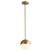 Quorum Home Oxygen - 3-6901-40 - LED Pendant - Aged Brass Aged Brass