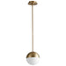 Quorum Home Oxygen - 3-6901-40 - LED Pendant - Aged Brass Aged Brass