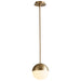 Quorum Home Oxygen - 3-6901-40 - LED Pendant - Aged Brass Aged Brass