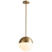 Quorum Home Oxygen - 3-6903-40 - LED Pendant - Aged Brass Aged Brass