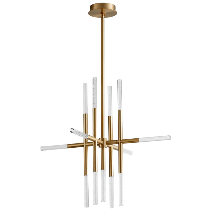 Quorum Home Oxygen - 3-697-40 - LED Ceiling Mount - Aged Brass