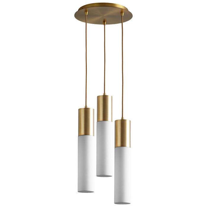 Quorum Home Oxygen - 3-8-6340 - Canopy - Aged Brass