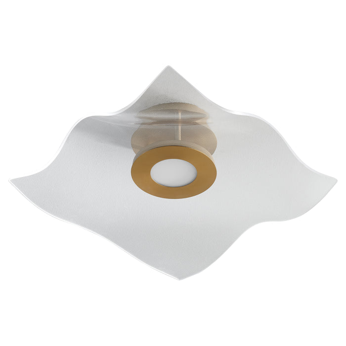 Quorum Home Oxygen - 3-807-40 - LED Ceiling Mount - Aged Brass