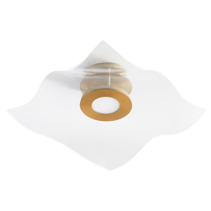 Quorum Home Oxygen - 3-807-40 - LED Ceiling Mount - Aged Brass