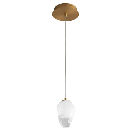 Quorum Home Oxygen - 3-809-40 - LED Pendant - Aged Brass