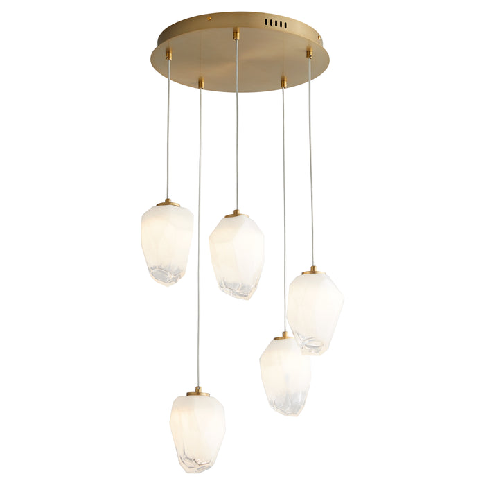 Quorum Home Oxygen - 3-810-40 - LED Pendant - Aged Brass