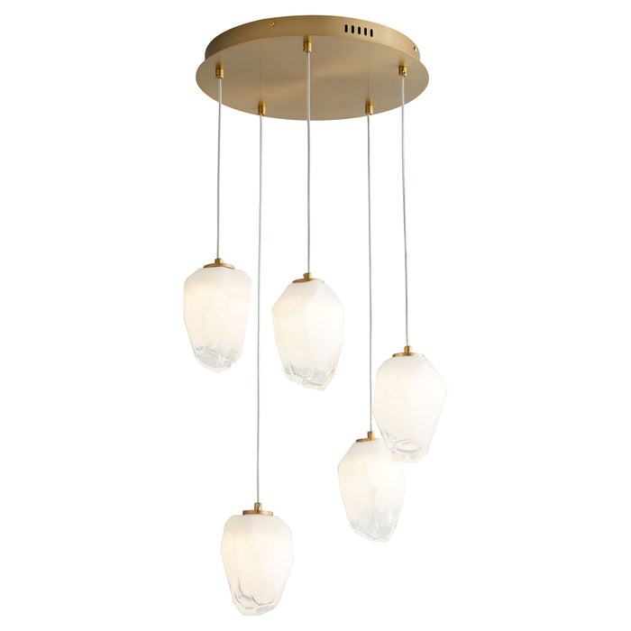 Quorum Home Oxygen - 3-810-40 - LED Pendant - Aged Brass