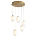 Quorum Home Oxygen - 3-810-40 - LED Pendant - Aged Brass