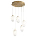 Quorum Home Oxygen - 3-810-40 - LED Pendant - Aged Brass