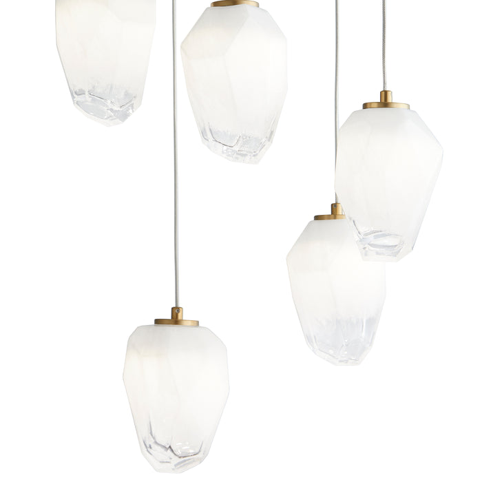 Quorum Home Oxygen - 3-810-40 - LED Pendant - Aged Brass