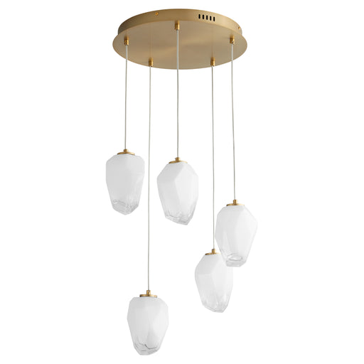 Quorum Home Oxygen - 3-810-40 - LED Pendant - Aged Brass