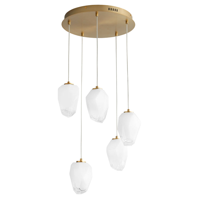 Quorum Home Oxygen - 3-810-40 - LED Pendant - Aged Brass