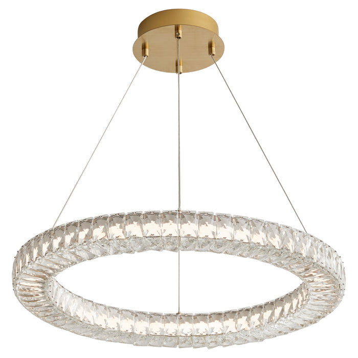 Quorum Home Oxygen - 3-874-40 - LED Pendant - Aged Brass