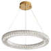 Quorum Home Oxygen - 3-874-40 - LED Pendant - Aged Brass