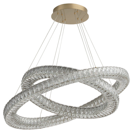 Quorum Home Oxygen - 3-876-40 - LED Pendant - Aged Brass