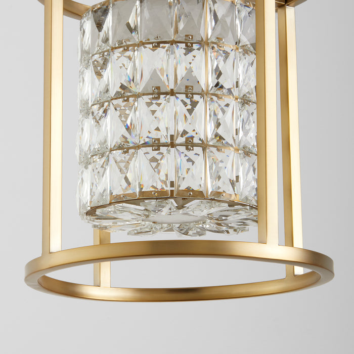 Quorum Home Oxygen - 3-877-40 - LED Pendant - Aged Brass