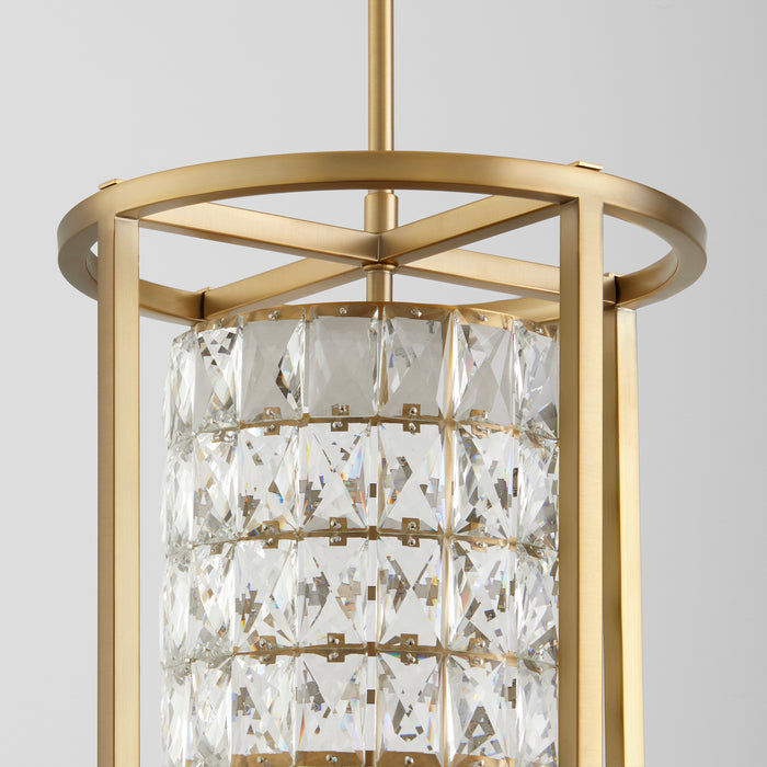 Quorum Home Oxygen - 3-877-40 - LED Pendant - Aged Brass