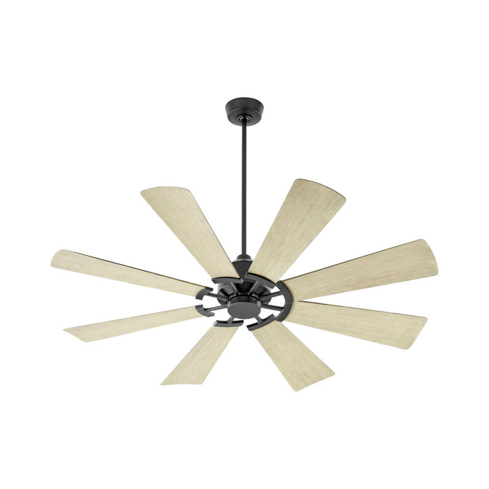 MOD 72" Damp Listed Matte Black Ceiling Fan