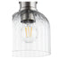 Quorum Home Quorum - 310-6965 - One Light Pendant - Textured Black w/ Satin Nickel