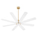 Quorum Home Quorum - 33608-80 - 60" Patio Fan - Aged Brass