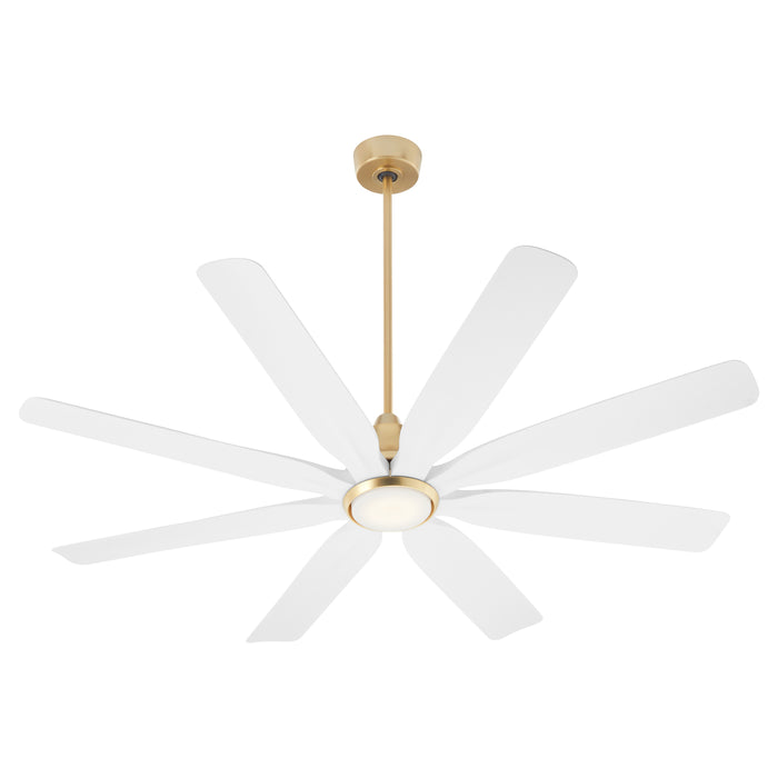 Quorum Home Quorum - 33608-80 - 60" Patio Fan - Aged Brass