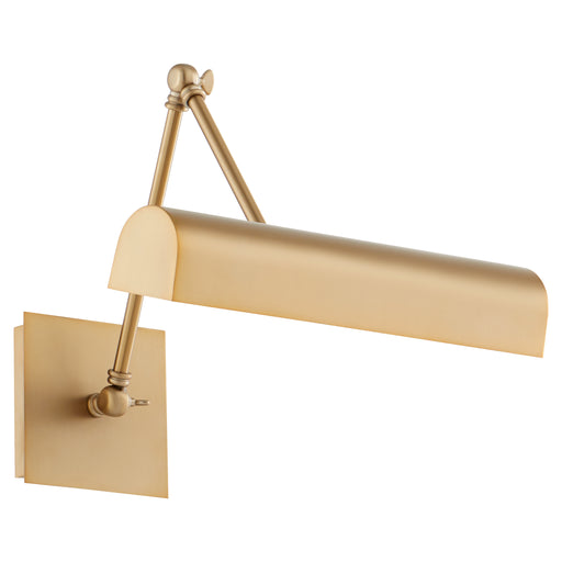 Quorum Home Quorum - 411-15-80 - Two Light Picture Light - Aged Brass