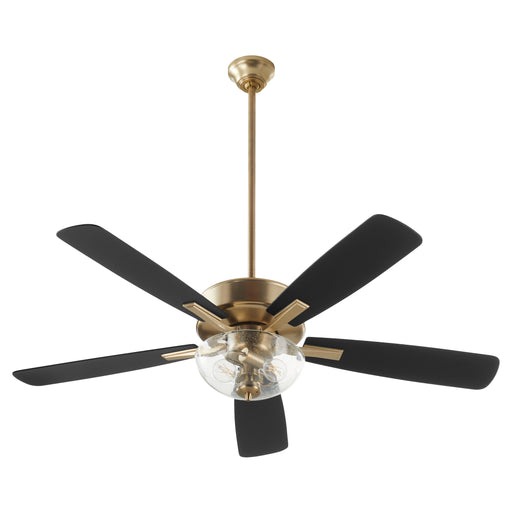 Quorum Home Quorum - 4525-2280 - 52"Ceiling Fan - Aged Brass