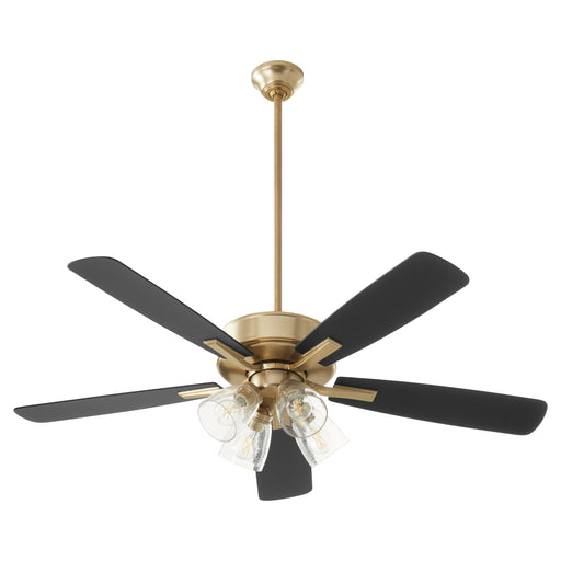 Quorum Home Quorum - 4525-2480 - 52"Ceiling Fan - Aged Brass