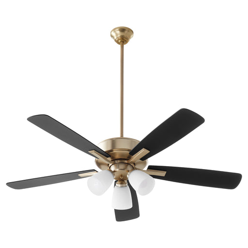 Quorum Home Quorum - 4525-380 - 52"Ceiling Fan - Aged Brass