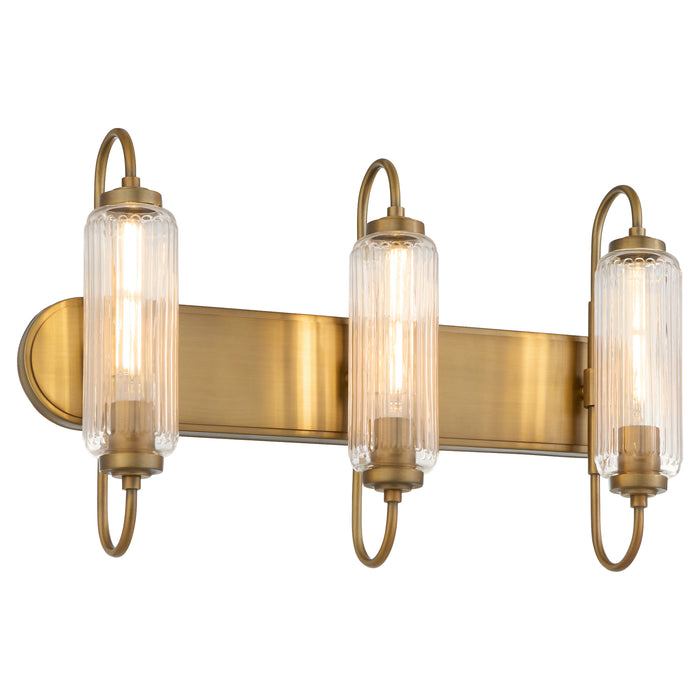 WHITMIRE 3 Light Vanity - Brushed Brass