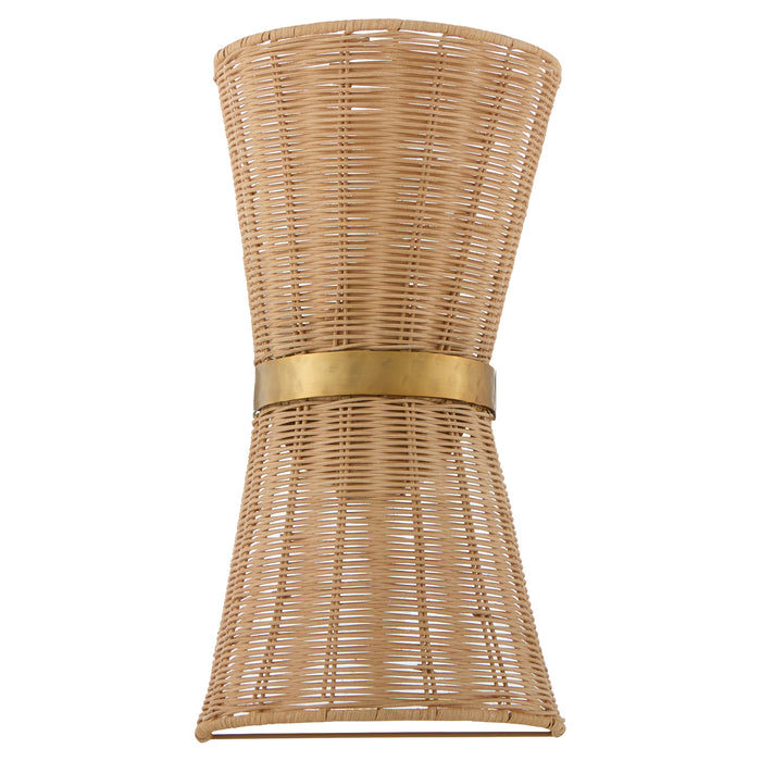 FAIRVIEW 2 Light Wall Sconce - Brushed Brass