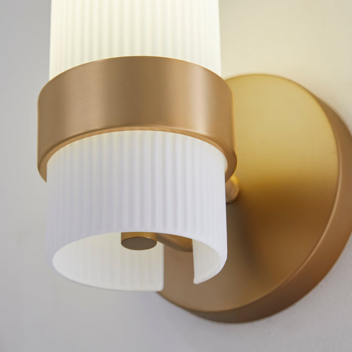 SOJOURN 1 Light Wall Mount - Brushed Brass