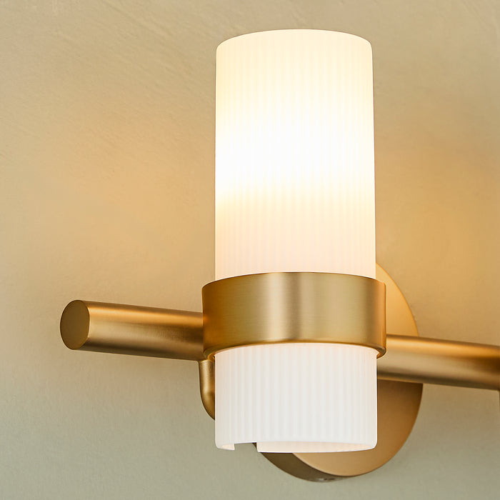 SOJOURN 2 Light Vanity - Brushed Brass