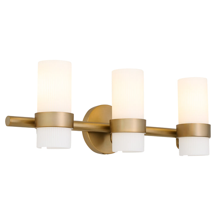 SOJOURN 3 Light Vanity - Brushed Brass