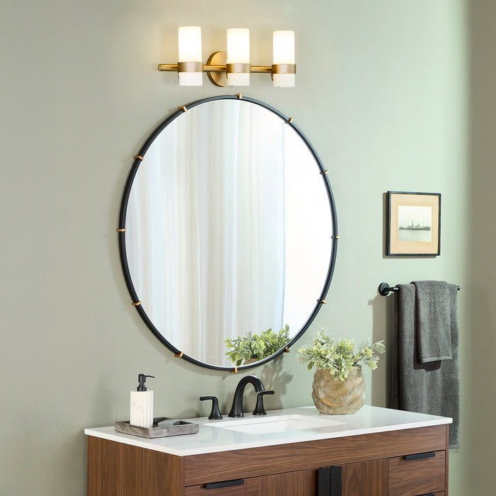 SOJOURN 3 Light Vanity - Brushed Brass