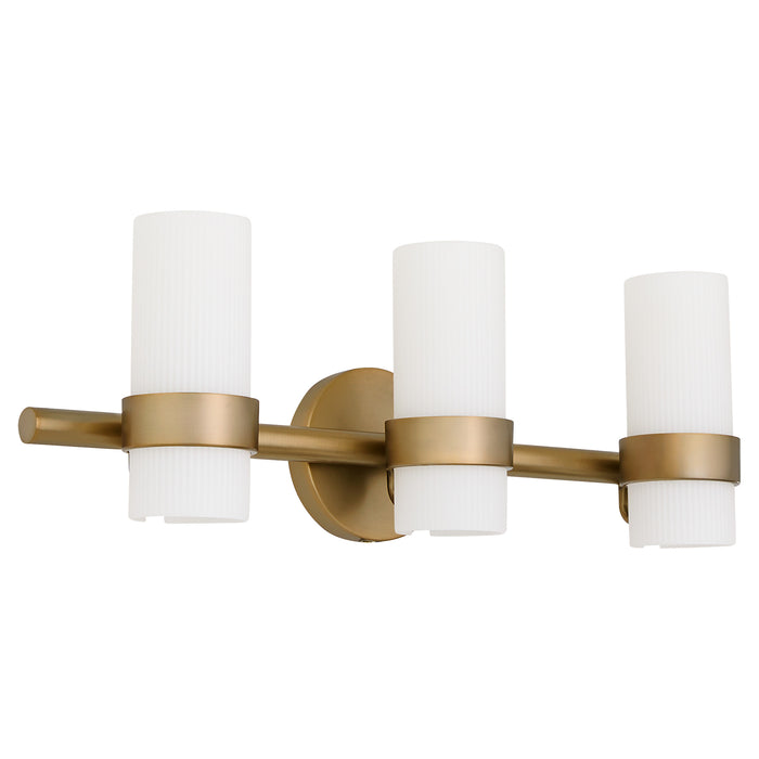 SOJOURN 3 Light Vanity - Brushed Brass