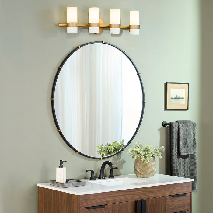 SOJOURN 4 Light Vanity - Brushed Brass