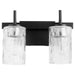 Quorum Home Quorum - 520-2-69 - Two Light Vanity - Textured Black