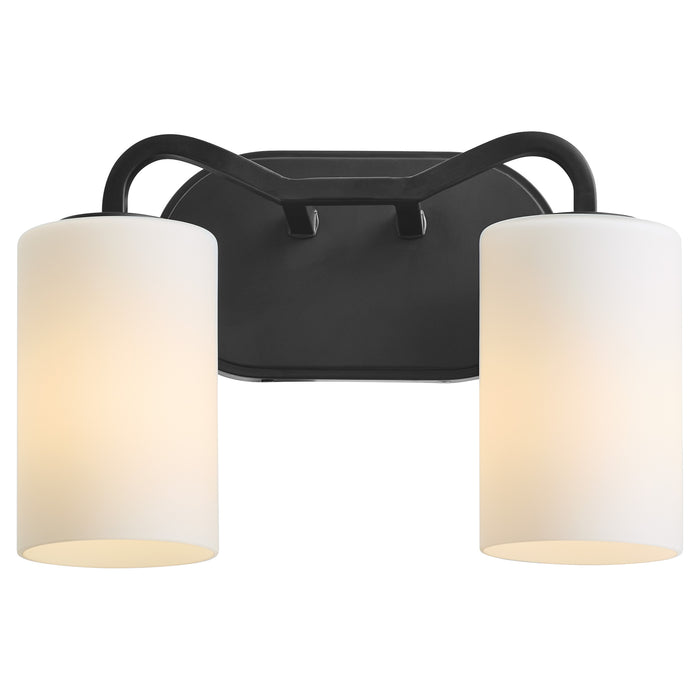 RUTHERFORD 2 Light Vanity - Matte Black