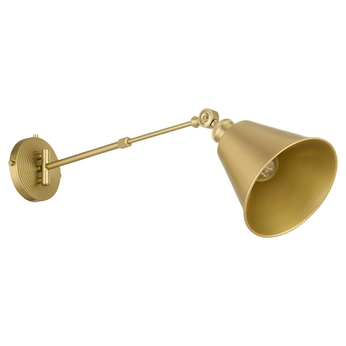 BAILEY 1 Light Wall Mount - Aged Brass