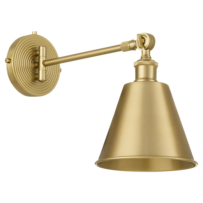 BAILEY 1 Light Wall Mount - Aged Brass