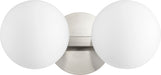 Quorum Home Quorum - 539-2-65 - Two Light Vanity - Satin Nickel