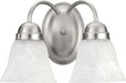 Quorum Home Quorum - 5403-2-65 - Two Light Wall Mount - Satin Nickel