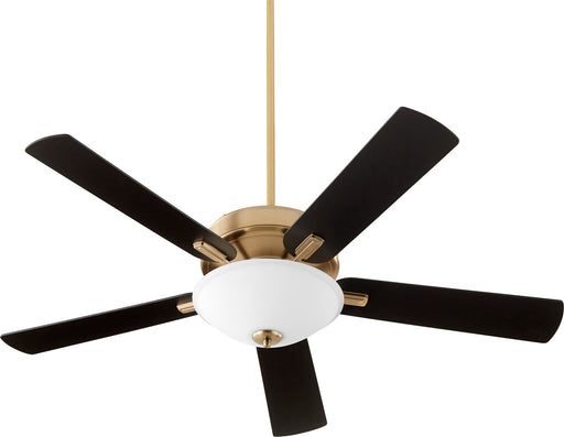 Quorum Home Quorum - 54525-80 - 52"Ceiling Fan - Aged Brass