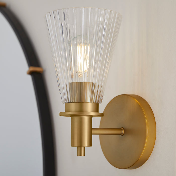 LAWTON 1 Light Wall Mount - Brushed Brass