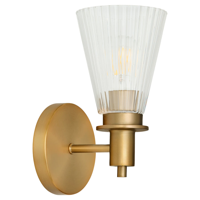 LAWTON 1 Light Wall Mount - Brushed Brass