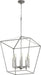 Quorum Home Quorum - 604-8-64 - Eight Light Entry Pendant - Classic Nickel