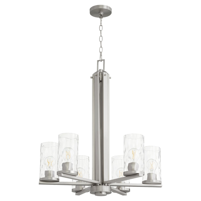 Quorum Home Quorum - 6111-6-65 - Six Light Chandelier - Satin Nickel